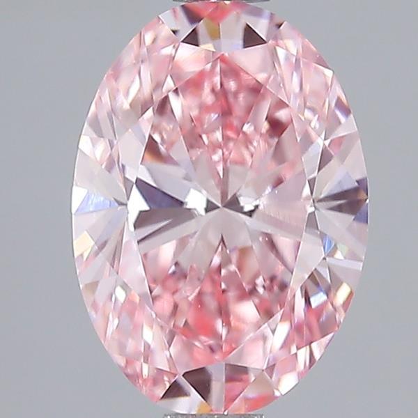1.41 Ct. Fancy Vivid Pink Oval Lab Grown Diamond
