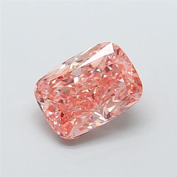 1.57 Ct. Fancy Intense Pink Cushion Lab Grown Diamond