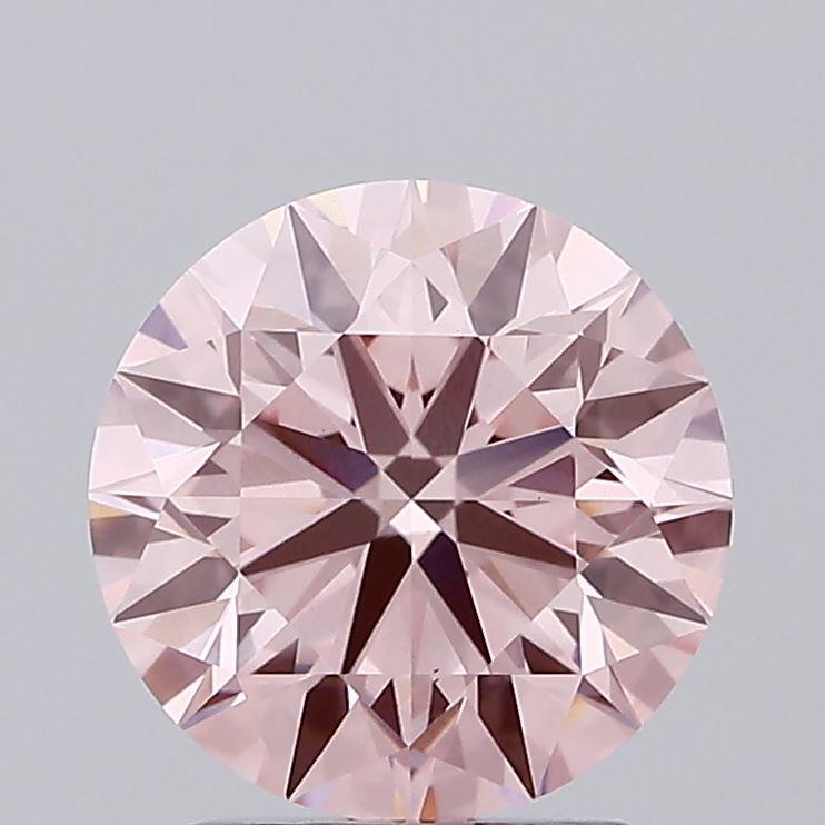 2.27 Ct. Fancy Intense Pink Round Lab Grown Diamond