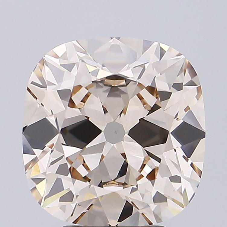 5.08 Ct. Very Light Brown Cushion Lab Grown Diamond