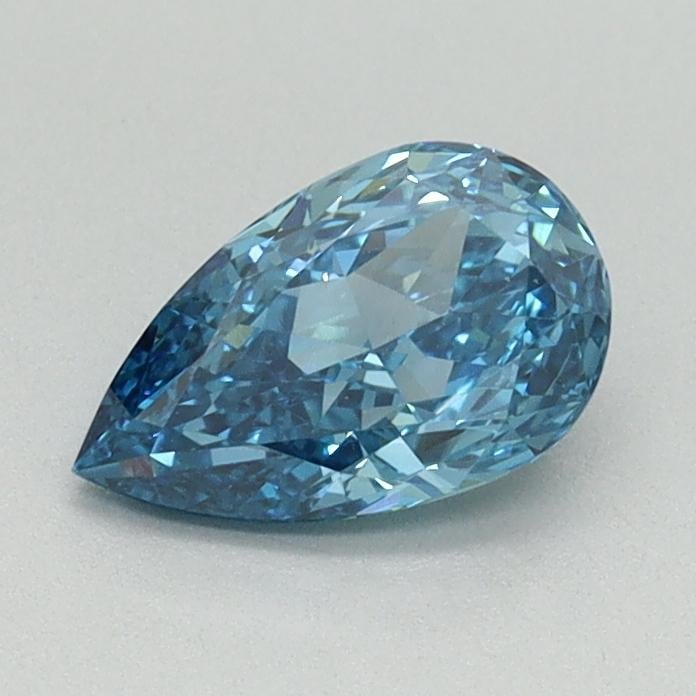 0.70 Ct. Fancy Vivid Malibu Blue Pear Lab Grown Diamond