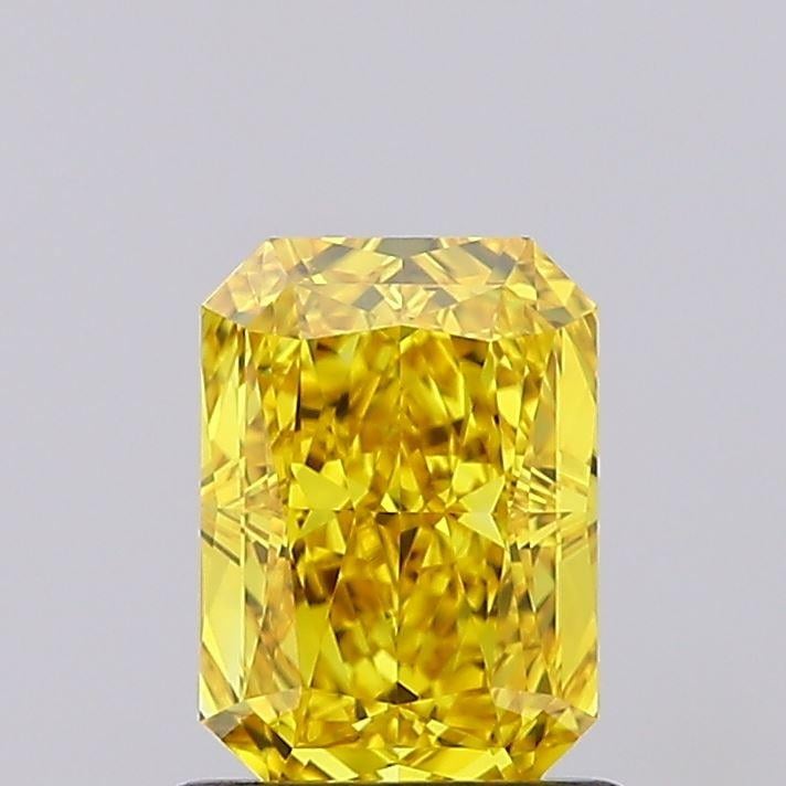 1.12 Ct. Fancy Vivid Yellow Radiant Lab Grown Diamond