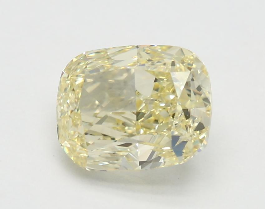 1.54 Ct. Fancy Light Yellow Cushion Diamond