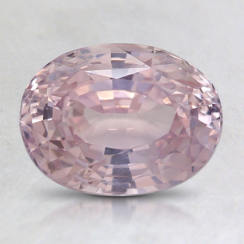 8.5x6.6mm Unheated Peach Oval Sapphire