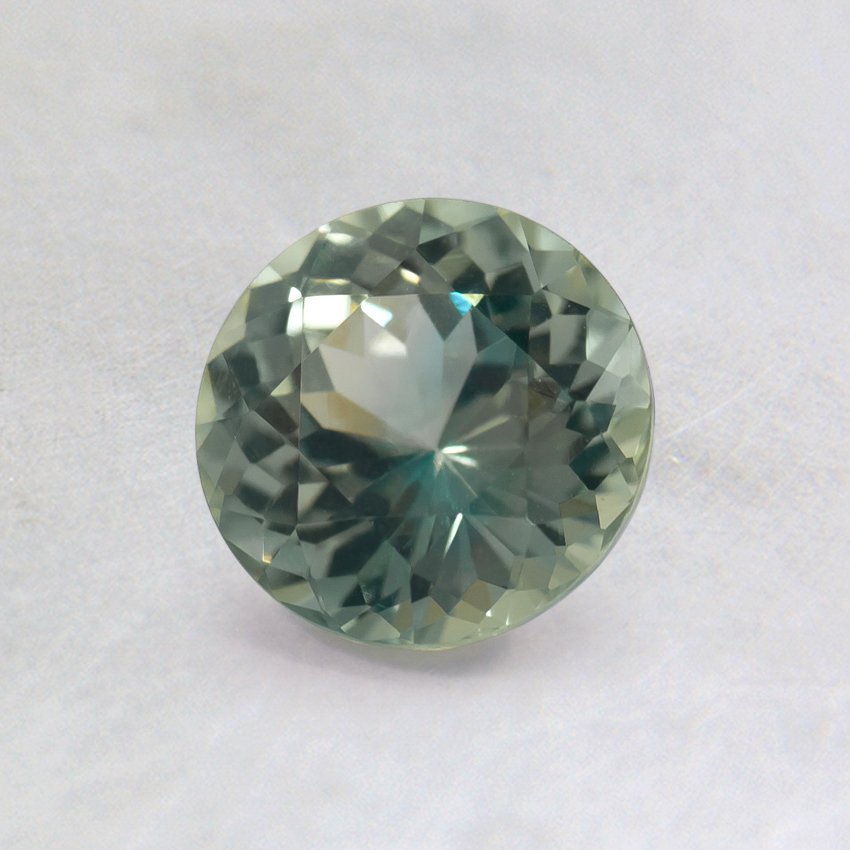 5.5mm Light Green Round Sapphire