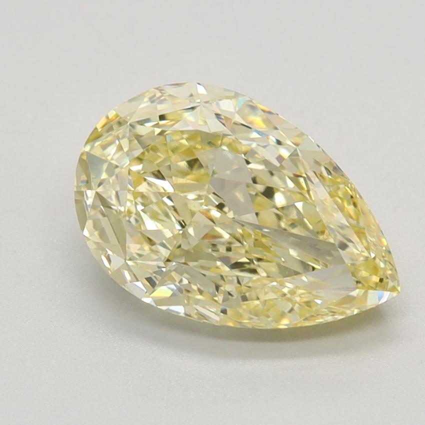 2.04 Ct. Fancy Intense Yellow Pear Lab Grown Diamond