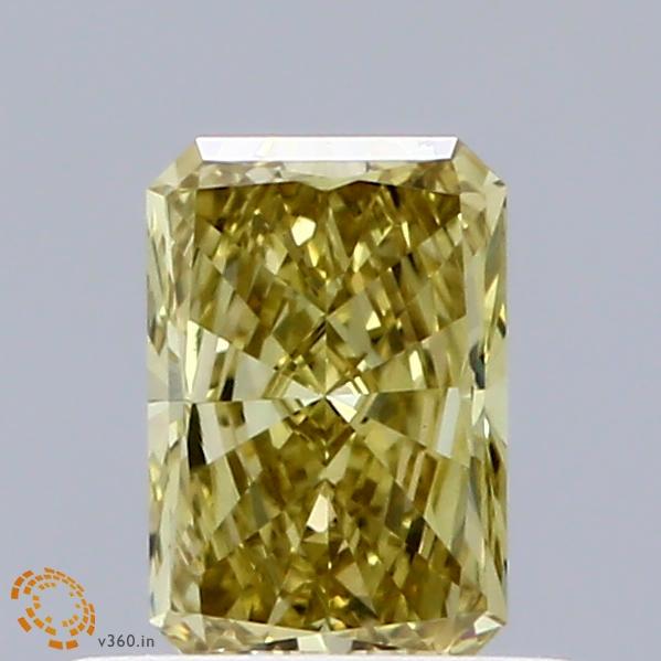 0.49 Ct. Fancy Intense Yellow Radiant Lab Grown Diamond