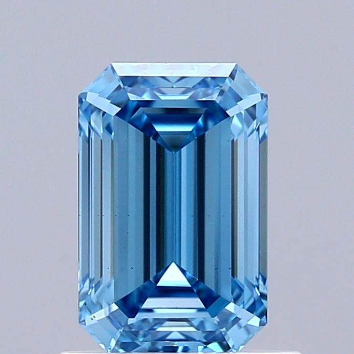 1.03 Ct. Fancy Vivid Blue Emerald Lab Grown Diamond