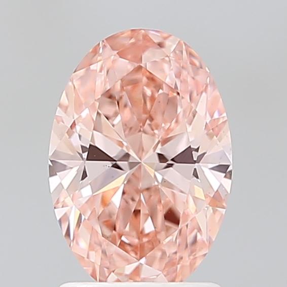 1.50 Ct. Fancy Vivid Pink Oval Lab Grown Diamond