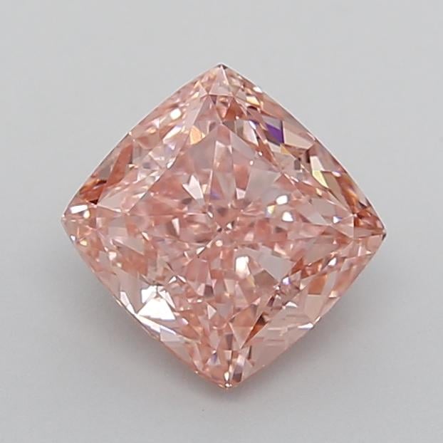 1.94 Ct. Fancy Vivid  Pink Cushion Lab Grown Diamond