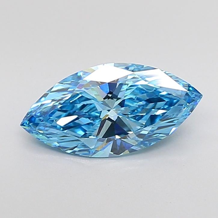 2.02 Ct. Fancy Vivid Blue Marquise Lab Grown Diamond