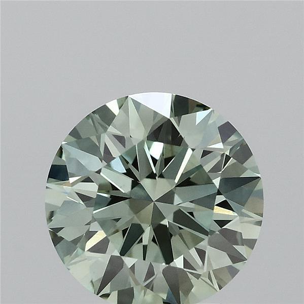 1.04 Ct. Fancy Vivid Green Round Lab Grown Diamond