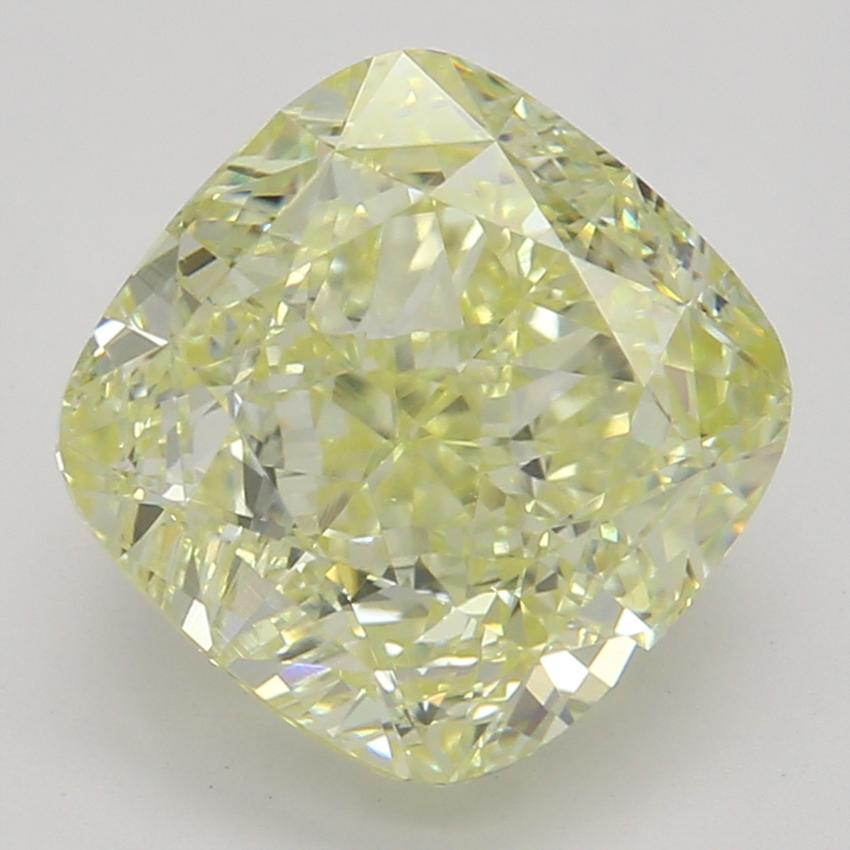 2.18 Ct. Fancy Light Yellow Cushion Diamond