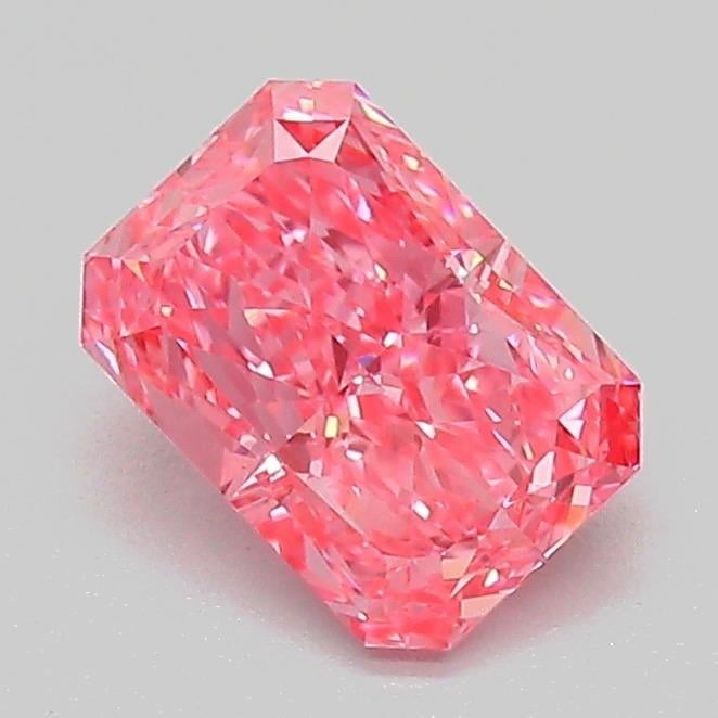 1.06 Ct. Fancy Vivid Pink Radiant Lab Grown Diamond