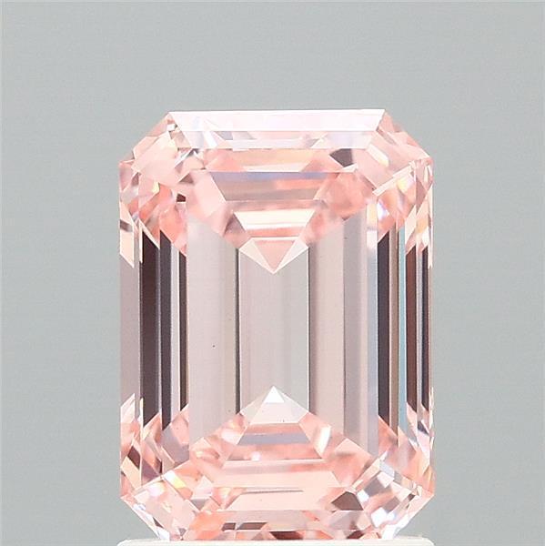 1.86 Ct. Fancy Vivid Pink Emerald Lab Grown Diamond