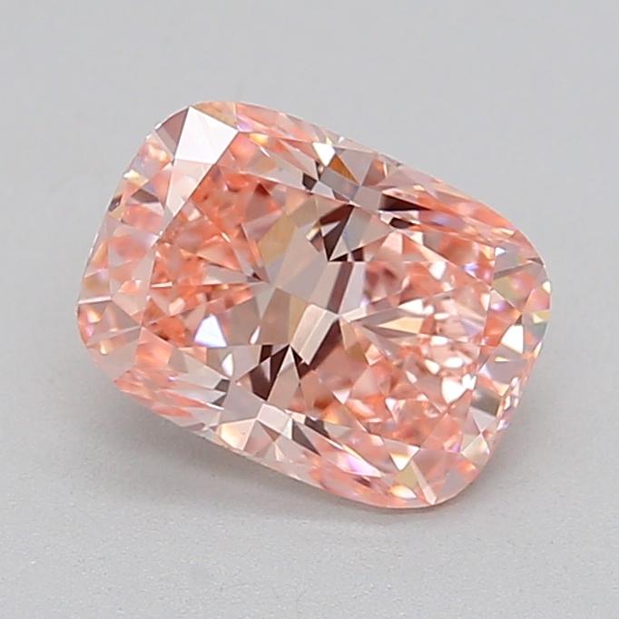 1.31 Ct. Fancy Intense  Pink Cushion Lab Grown Diamond