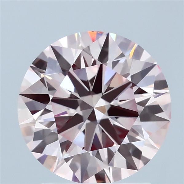 2.02 Ct. Fancy Vivid Pink Round Lab Grown Diamond