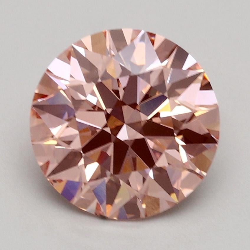 1.75 Ct. Fancy Intense Pink Round Lab Grown Diamond