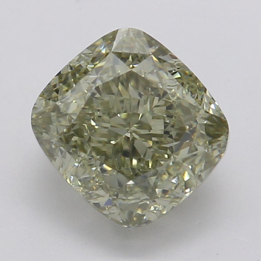 1.00 Ct. Fancy Brownish Greenish Yellow Cushion Diamond