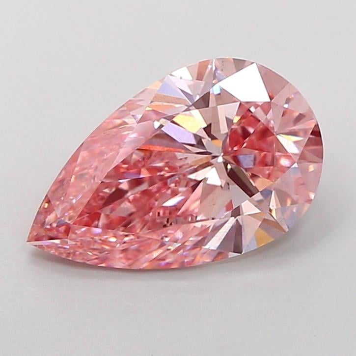 2.70 Ct. Fancy Vivid Pink Pear Lab Grown Diamond