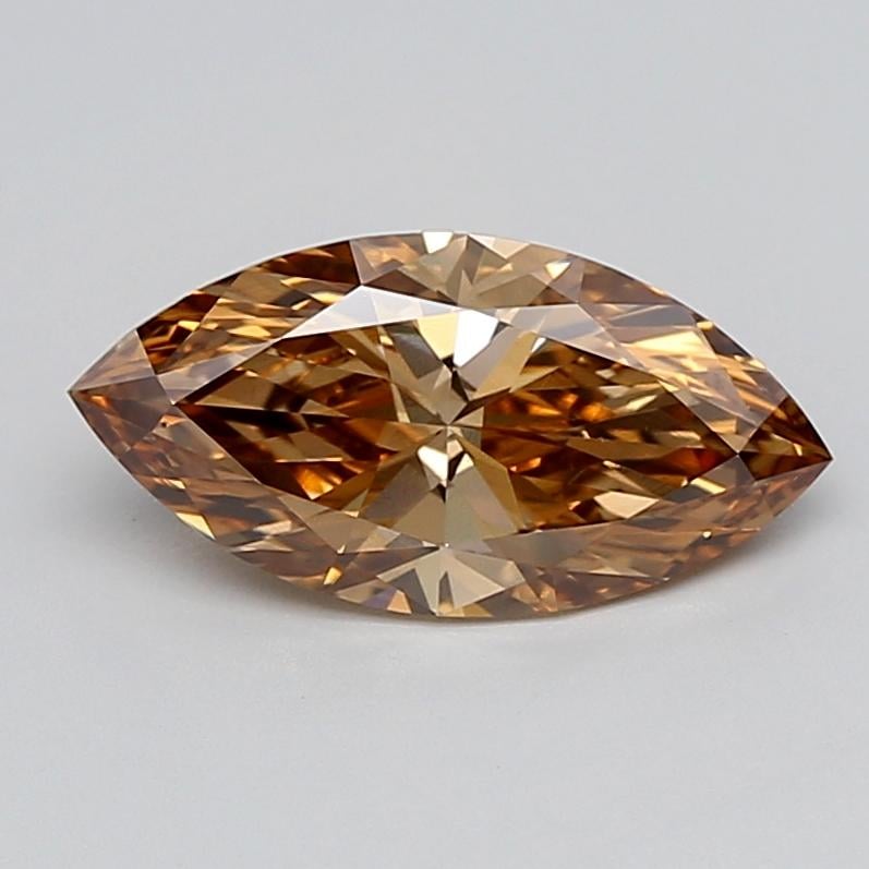 2.02 Ct. Fancy Light  Brown Marquise Lab Grown Diamond