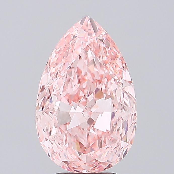 5.01 Ct. Fancy Vivid Pink Pear Lab Grown Diamond