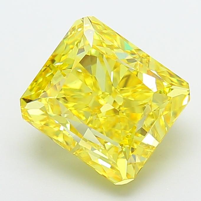 6.00 Ct. Fancy Yellow Radiant Lab Grown Diamond