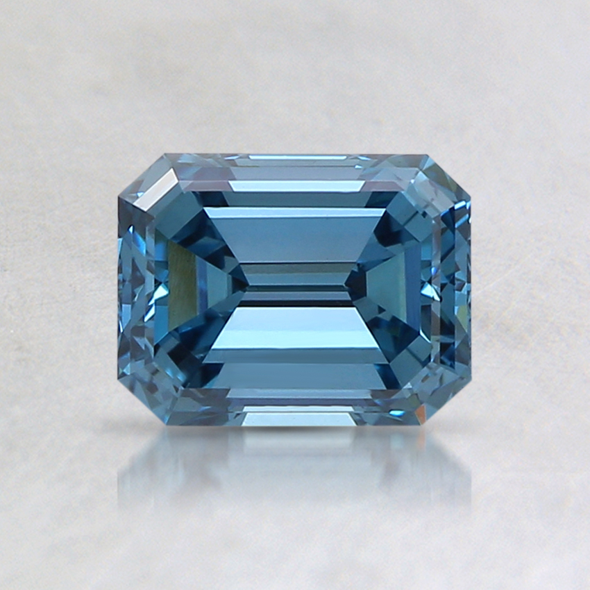 0.86 Ct. Fancy Deep Blue Emerald Lab Grown Diamond
