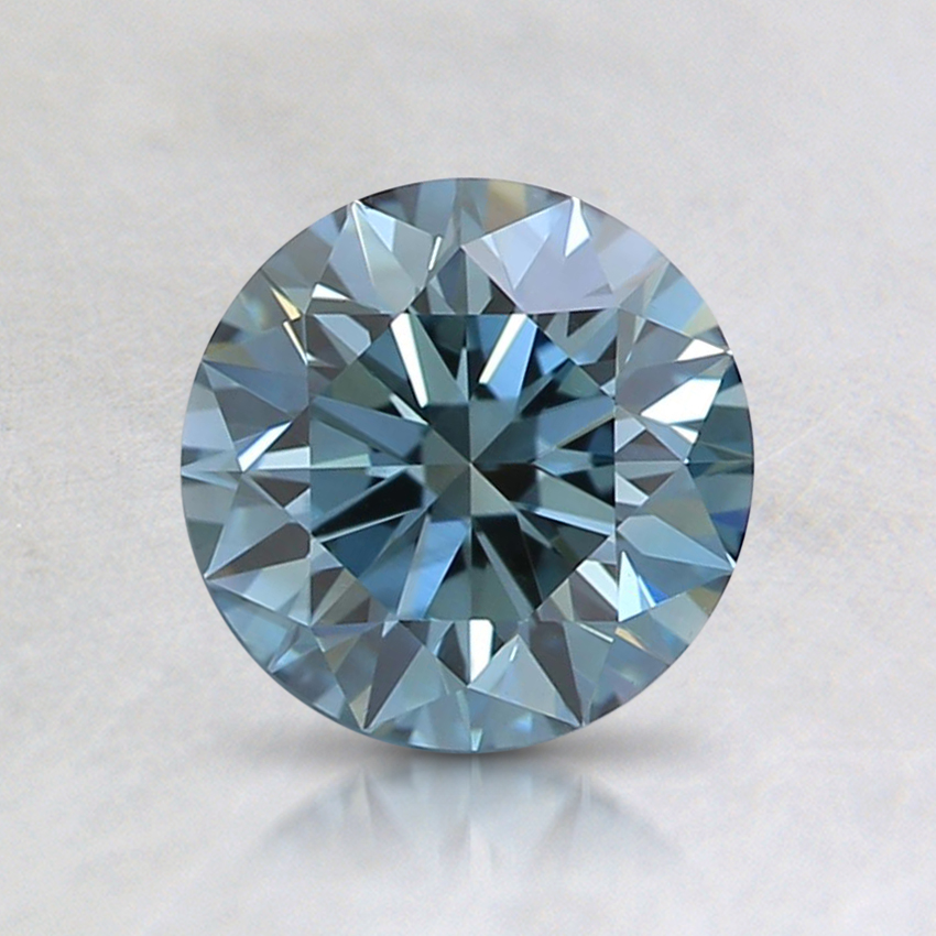 0.92 Ct. Fancy Green-Blue Round Lab Grown Diamond