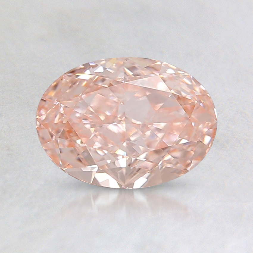 1.01 Ct. Fancy Orangy Pink Oval Lab Grown Diamond