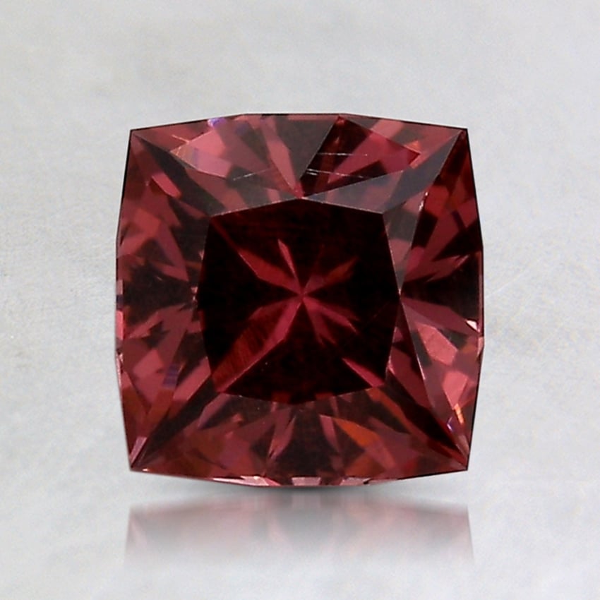 6.3x6.2mm Unheated Orange Cushion Garnet