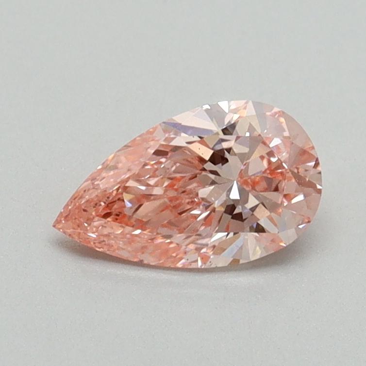 0.55 Ct. Fancy Vivid Pink Pear Lab Grown Diamond