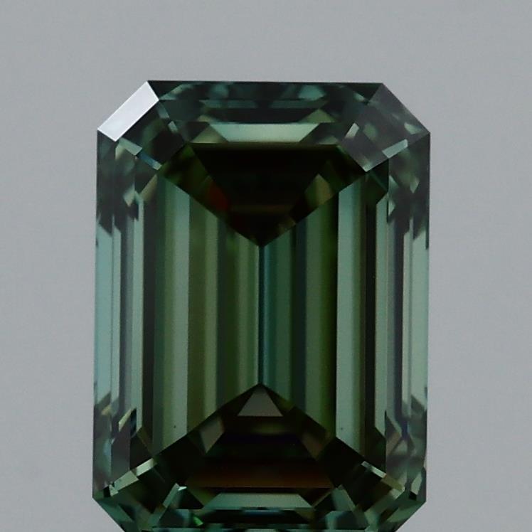 1.52 Ct. Fancy Vivid Green Emerald Lab Grown Diamond
