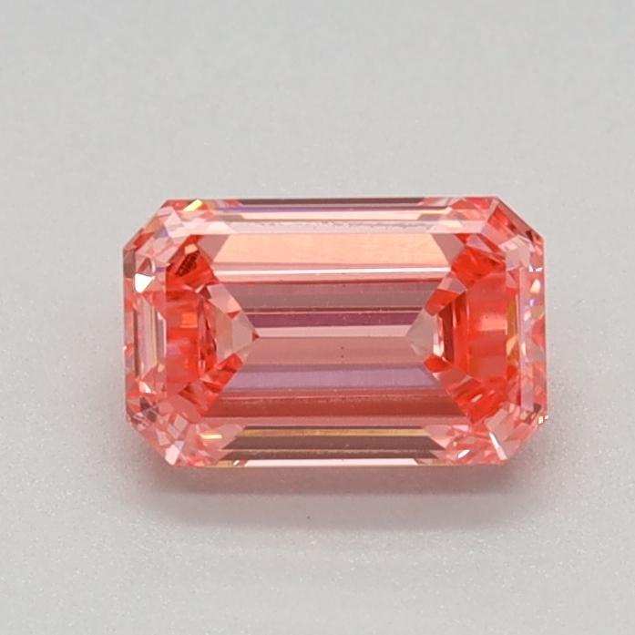0.52 Ct. Fancy Vivid Pink Emerald Lab Grown Diamond