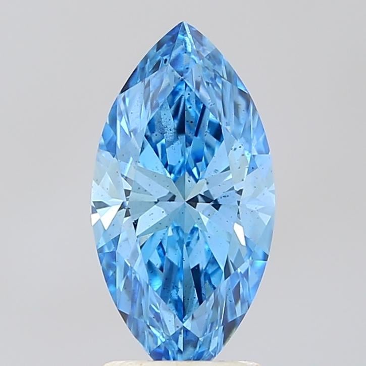 1.90 Ct. Fancy Vivid Blue Marquise Lab Grown Diamond