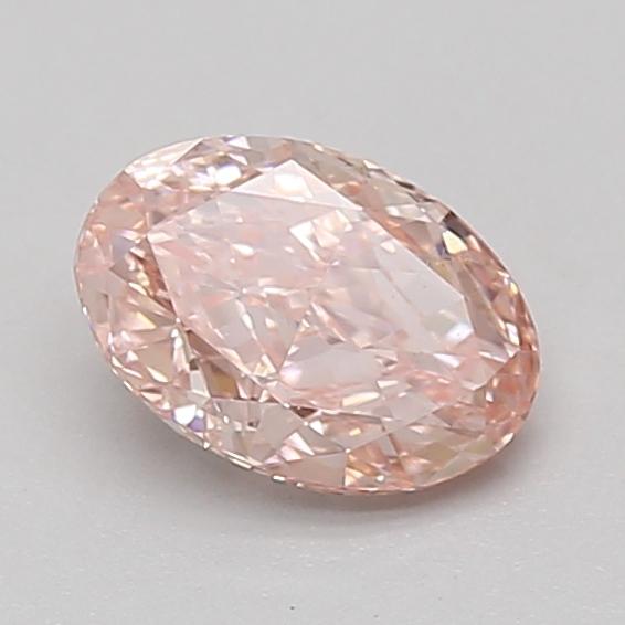 0.96 Ct. Fancy Intense Pink Oval Lab Grown Diamond