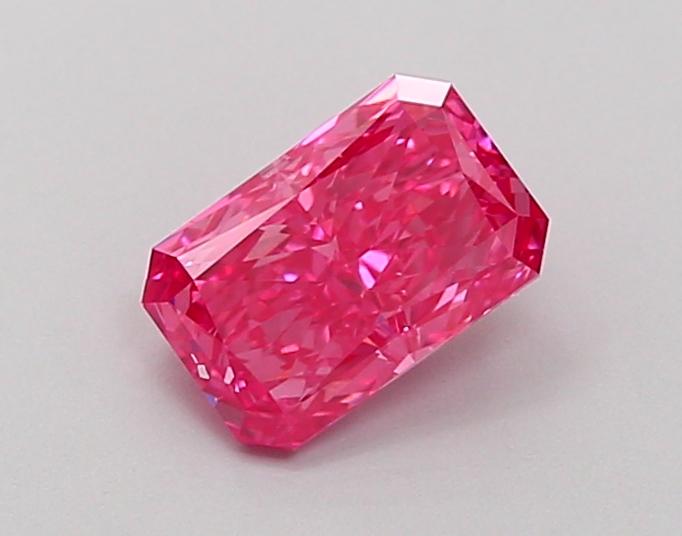 1.05 Ct. Fancy Vivid  Pink Radiant Lab Grown Diamond