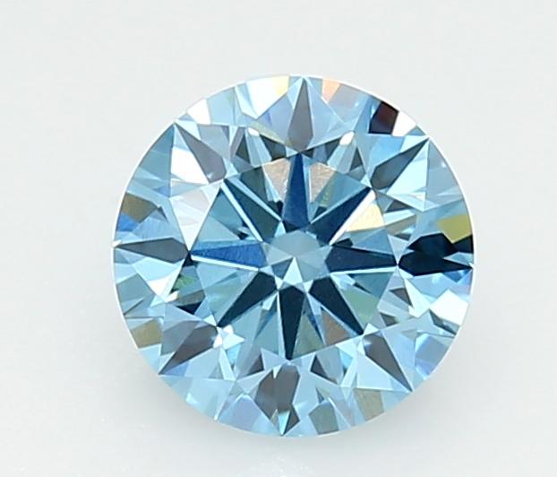 1.03 Ct. Fancy Vivid  Blue Round Lab Grown Diamond