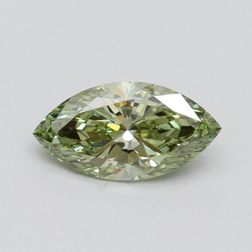 0.58 Ct. Fancy Intense Green Marquise Lab Grown Diamond