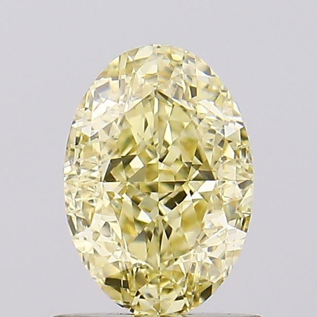 1.10 Ct. Fancy Intense  Yellow Oval Lab Grown Diamond