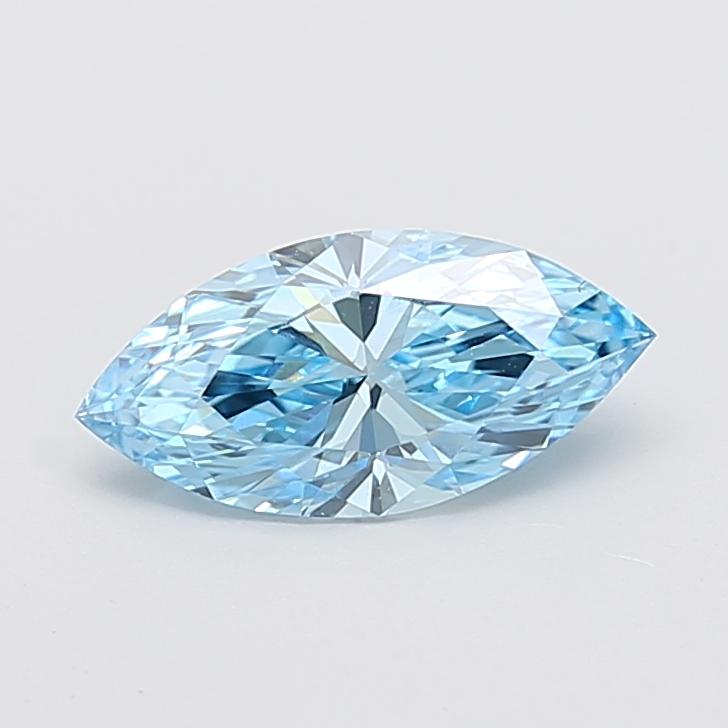 1.50 Ct. Fancy Vivid Blue Marquise Lab Grown Diamond