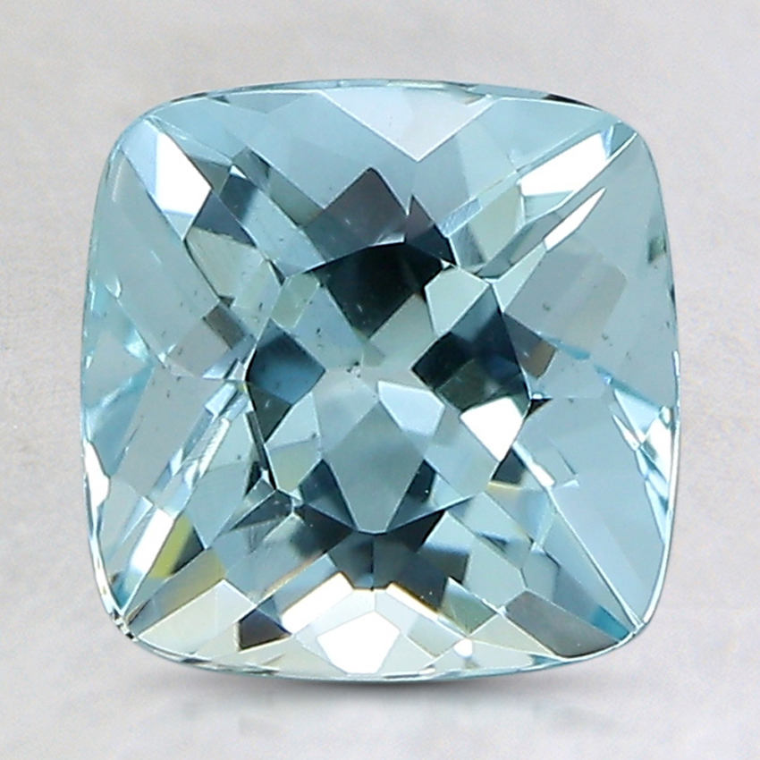 8.1mm Cushion Aquamarine