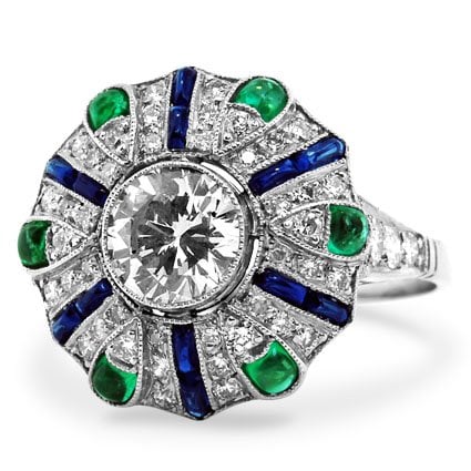 Art Deco Diamond Vintage Ring | Ariel | Brilliant Earth