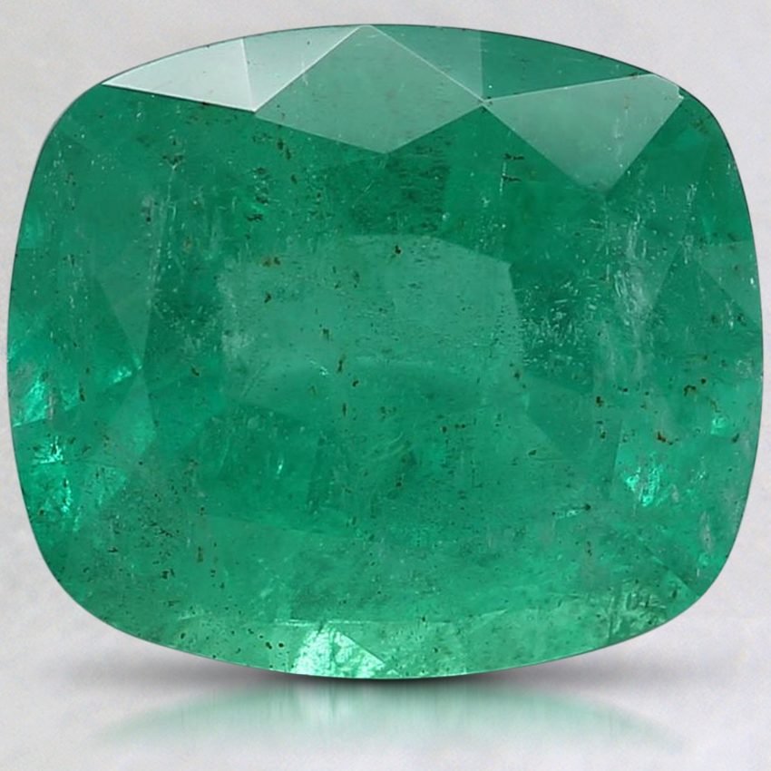 10.5x9mm Cushion Emerald