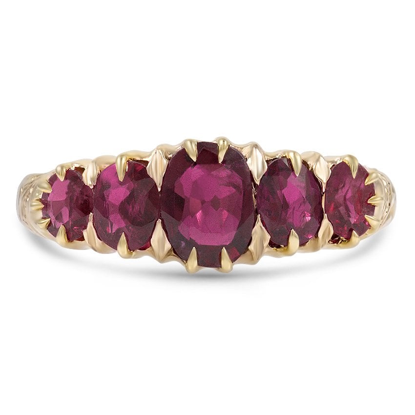 Victorian Garnet Vintage Ring