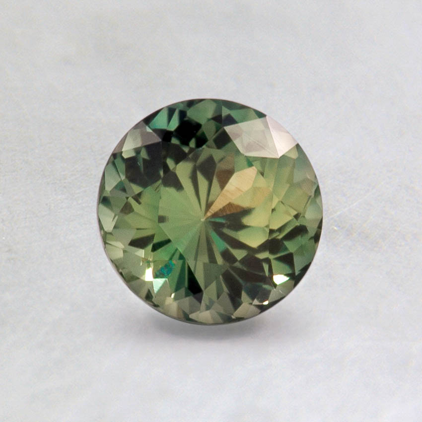 5.5mm Intense Green Round Sapphire