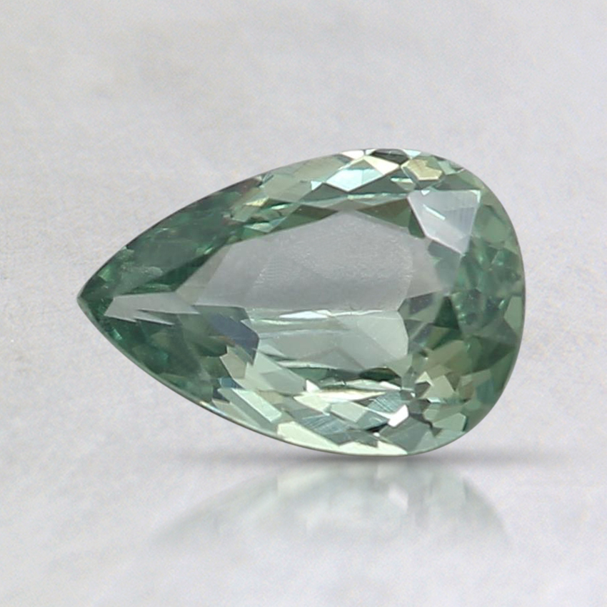 7.2x5mm Unheated Teal Pear Montana Sapphire