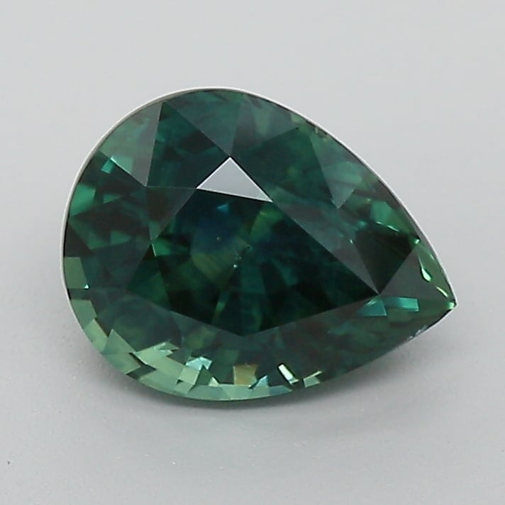 7.8x6.1mm Teal Pear Montana Sapphire