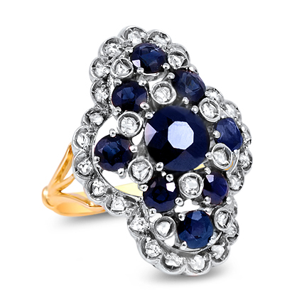 Edwardian Sapphire Vintage Ring | Montague | Brilliant Earth