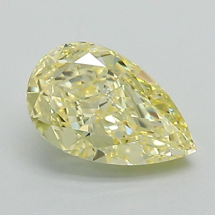 1.30 Ct. Fancy Intense Yellow Pear Lab Grown Diamond